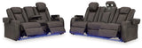 Fyne-dyme Shadow Sofa And Loveseat - Ella Furniture