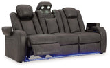 Fyne-Dyme Shadow Sofa, Loveseat and Recliner - Ella Furniture