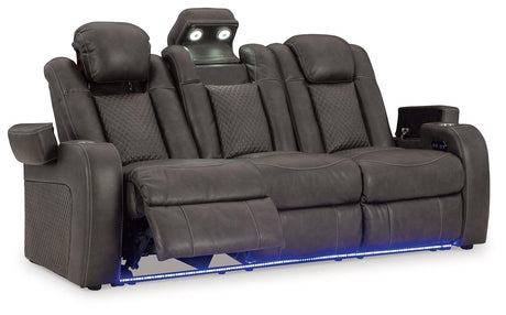 Fyne-Dyme Shadow Sofa, Loveseat and Recliner - Ella Furniture