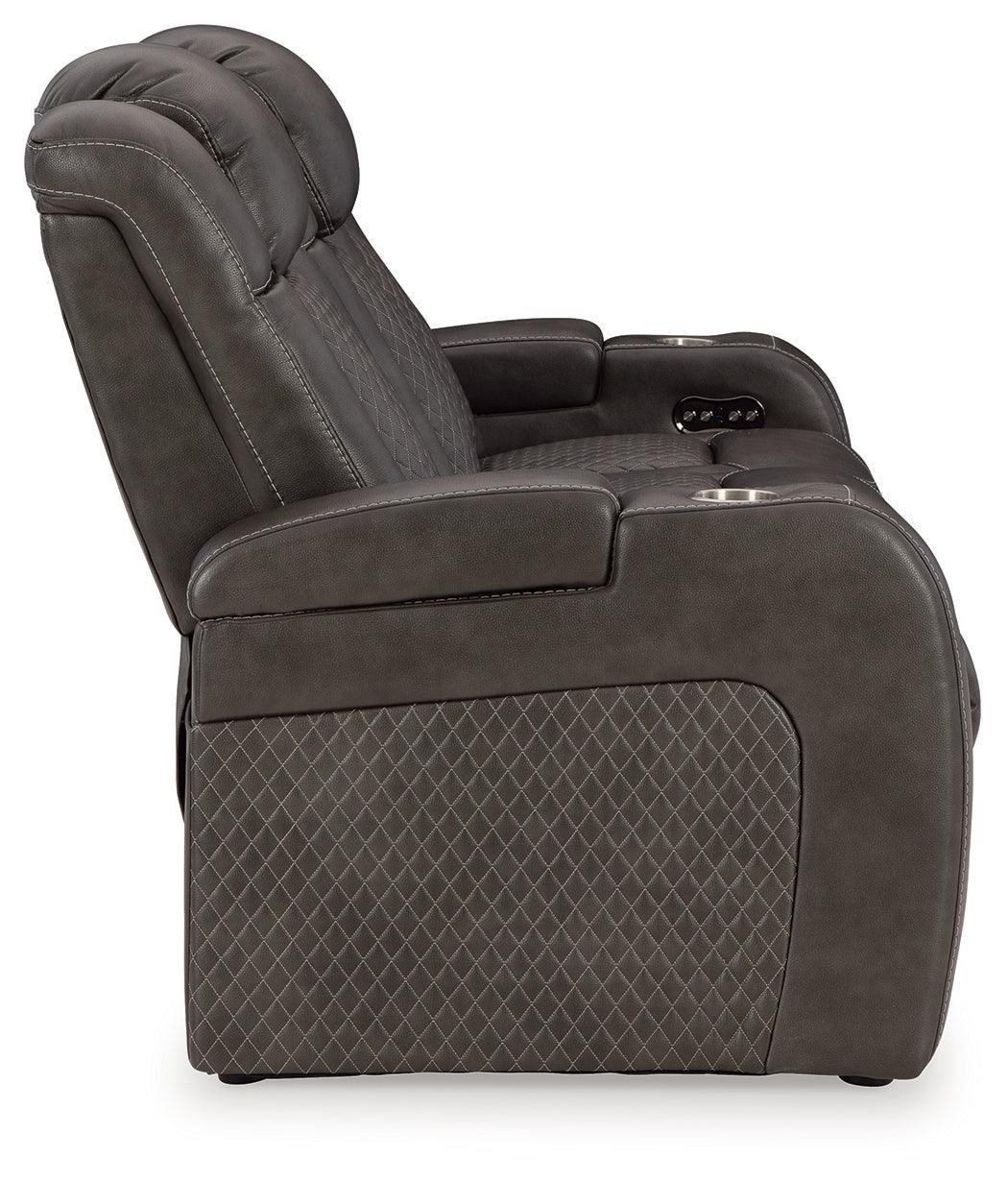 Fyne-Dyme Shadow Sofa, Loveseat and Recliner - Ella Furniture