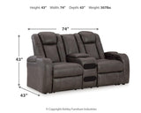 Fyne-Dyme Shadow Sofa, Loveseat and Recliner - Ella Furniture