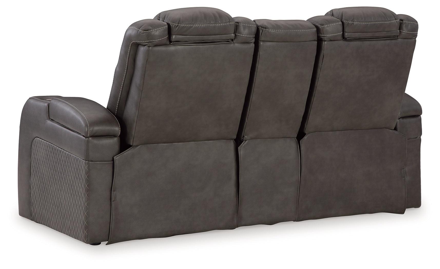 Fyne-Dyme Shadow Sofa, Loveseat and Recliner - Ella Furniture