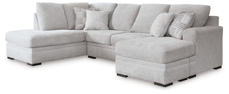 Gabyleigh Nickel Performance Fabric,Next-Gen Nuvella™ 2-Piece Sectional with Chaise view 2