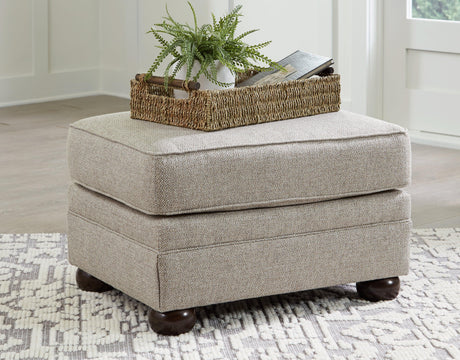 Gaelon Dune Chair And Ottoman - Ella Furniture