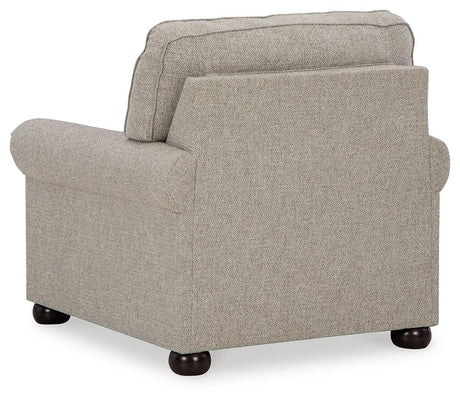 Gaelon Dune Chair And Ottoman - Ella Furniture