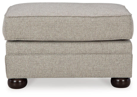 Gaelon Dune Chair And Ottoman - Ella Furniture