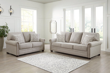 Gaelon Dune Sofa And Loveseat - Ella Furniture