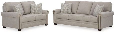 Gaelon Dune Sofa And Loveseat - Ella Furniture