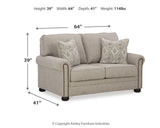 Gaelon Dune Sofa, Loveseat, Chair And Ottoman - Ella Furniture