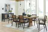 Galliden Black Dining Server - Ella Furniture