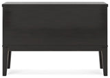 Galliden Black Dining Server - Ella Furniture