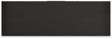 Galliden Black Dining Server - Ella Furniture