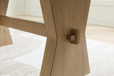 Galliden Light Brown Dining Table - Ella Furniture