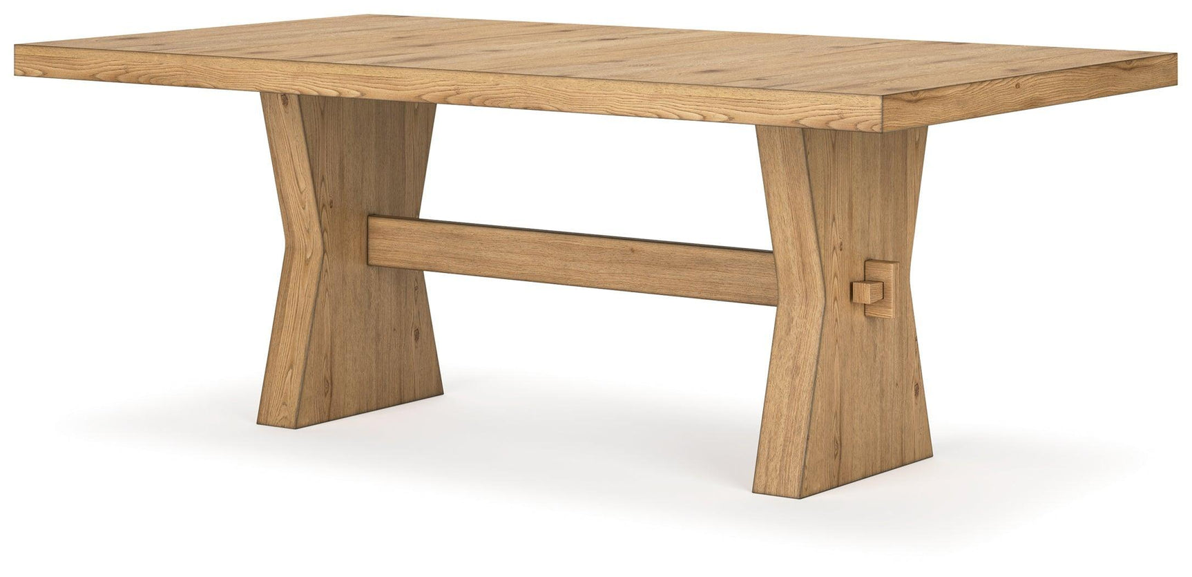 Galliden Light Brown Dining Table - Ella Furniture