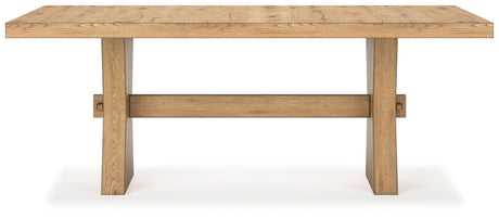 Galliden Light Brown Dining Table - Ella Furniture
