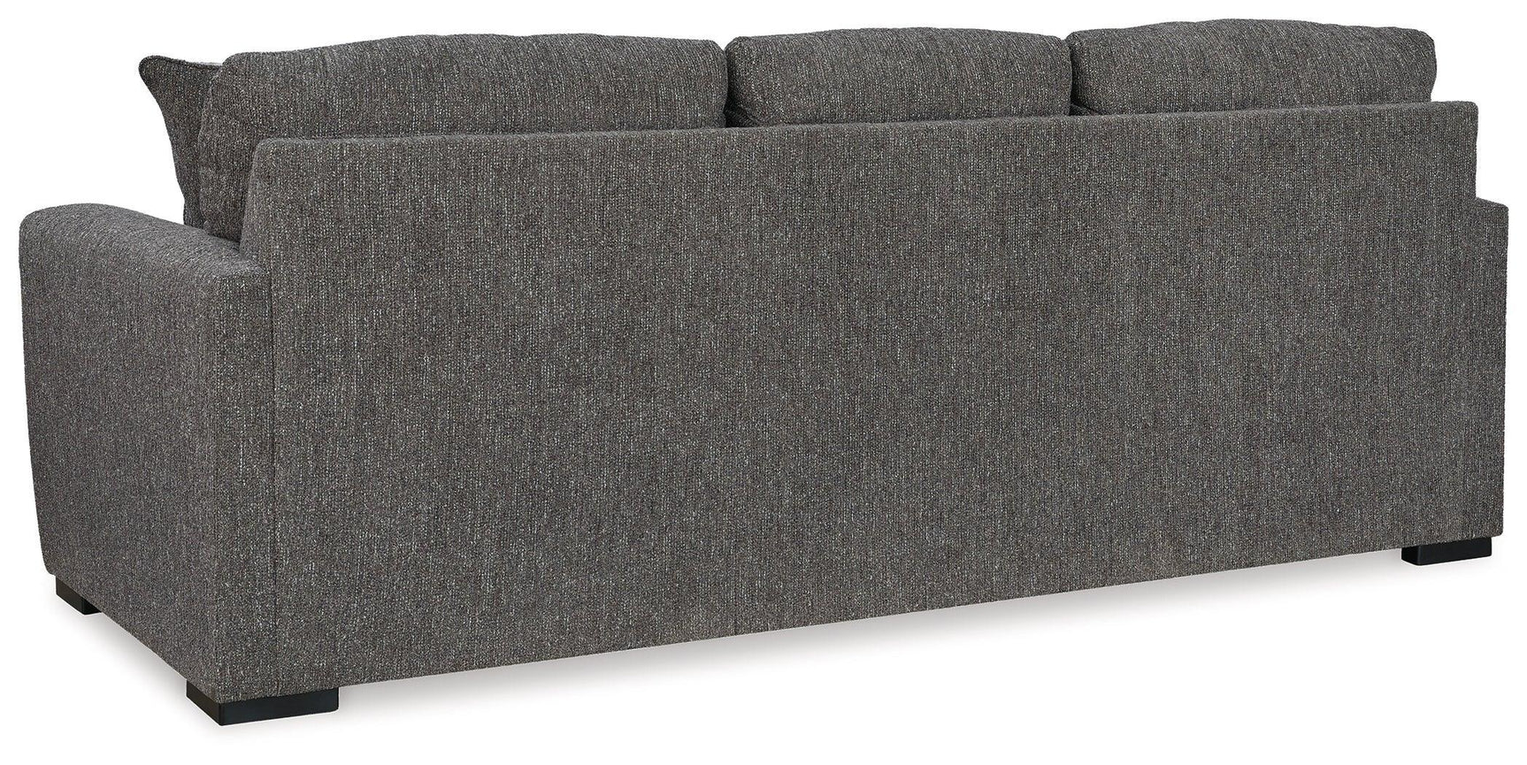 Gardiner Pewter Sofa Chaise With Ottoman - Ella Furniture