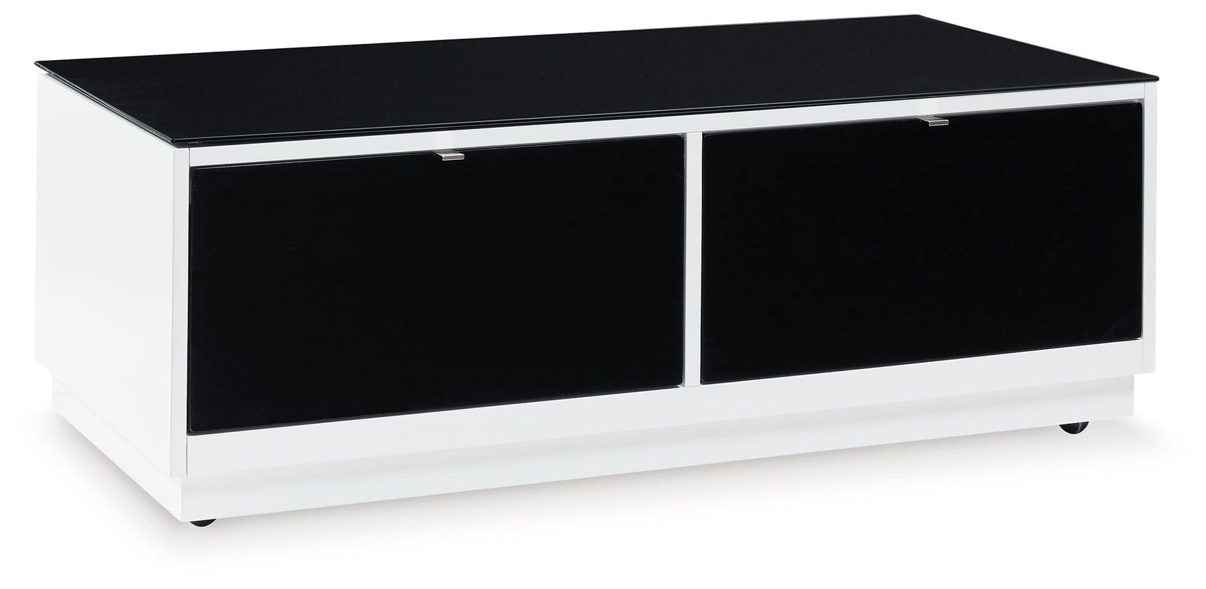 Gardoni White/black Coffee Table - Ella Furniture