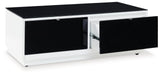 Gardoni White/black Coffee Table - Ella Furniture