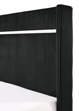 Gennro Black Modern Contemporary Solid Wood 6-Drawers Dresser - Ella Furniture