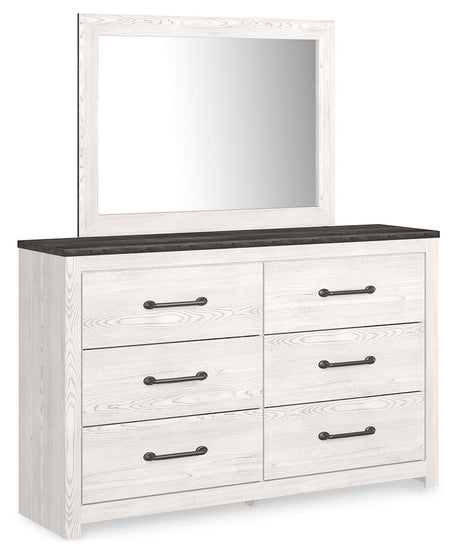 Gerridan White/Gray Panel Bedroom Set - Ella Furniture