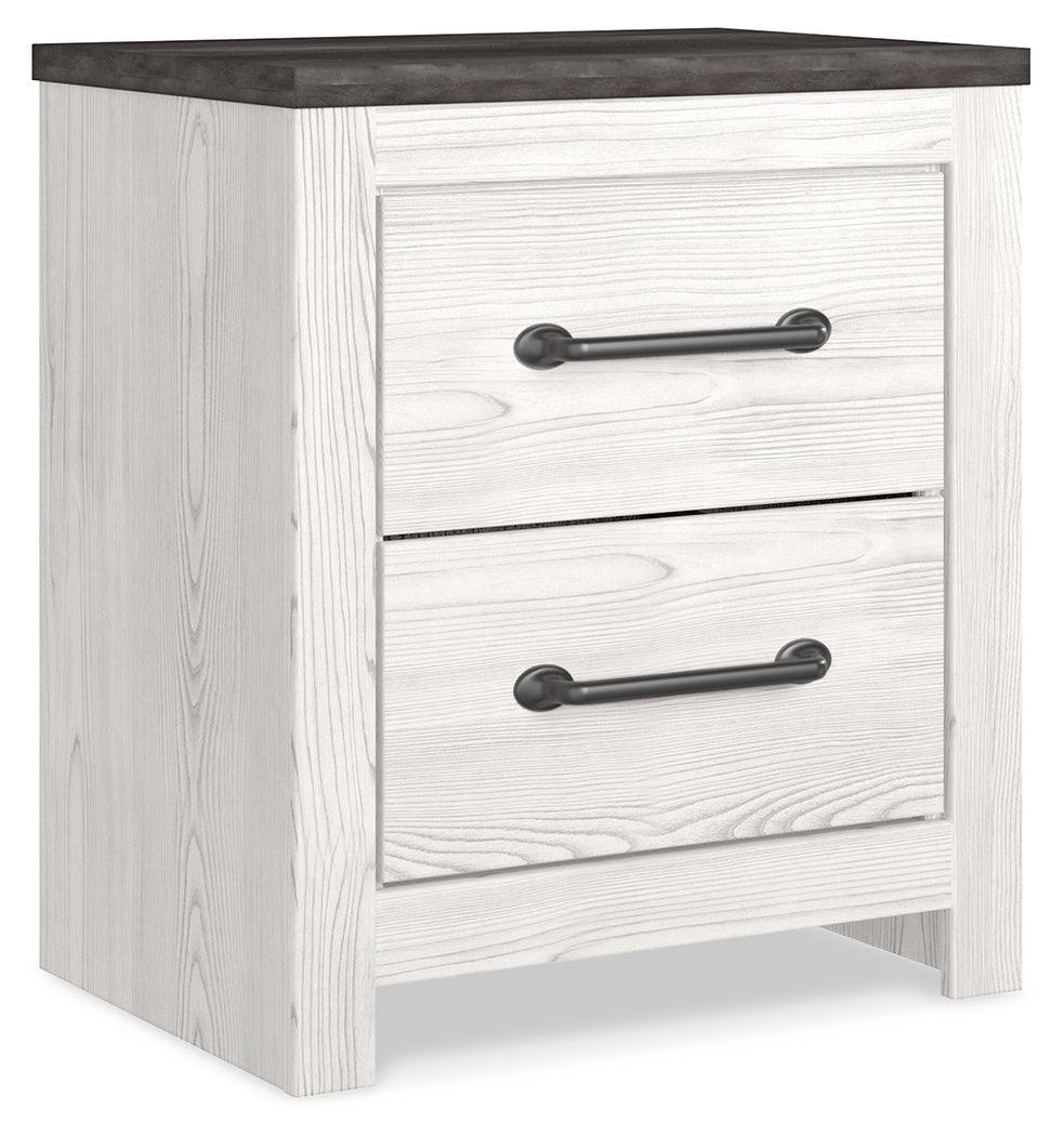 Gerridan White/Gray Panel Bedroom Set - Ella Furniture