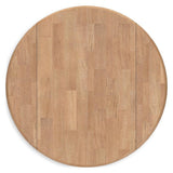 Gesthaven Natural/Blue Dining Drop Leaf Table - Ella Furniture