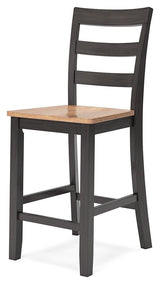Gesthaven Natural/Brown Counter Height Barstool - Ella Furniture