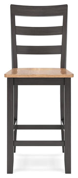 Gesthaven Natural/Brown Counter Height Barstool - Ella Furniture