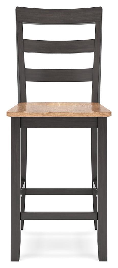 Gesthaven Natural/Brown Counter Height Barstool - Ella Furniture