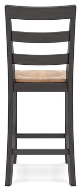 Gesthaven Natural/Brown Counter Height Barstool - Ella Furniture