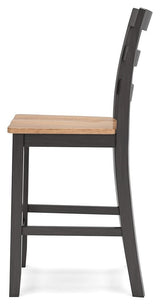 Gesthaven Natural/Brown Counter Height Barstool - Ella Furniture