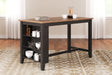 Gesthaven Natural/Brown Counter Height Dining Table - Ella Furniture