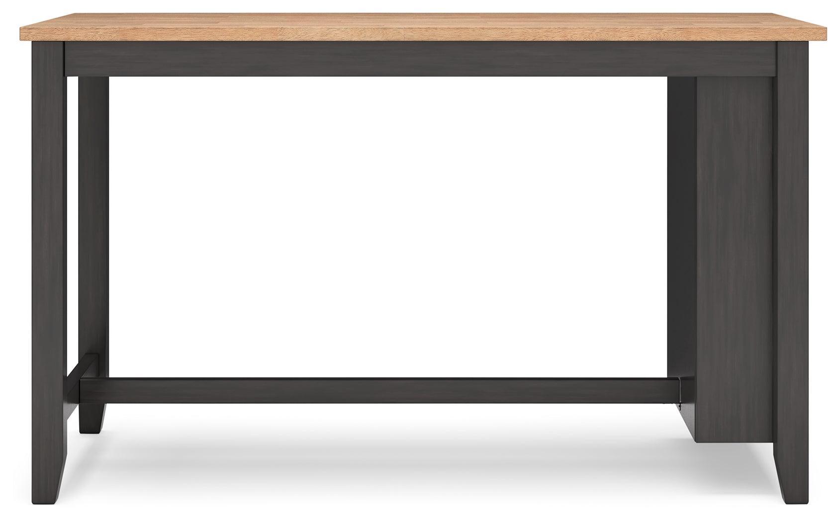 Gesthaven Natural/Brown Counter Height Dining Table - Ella Furniture