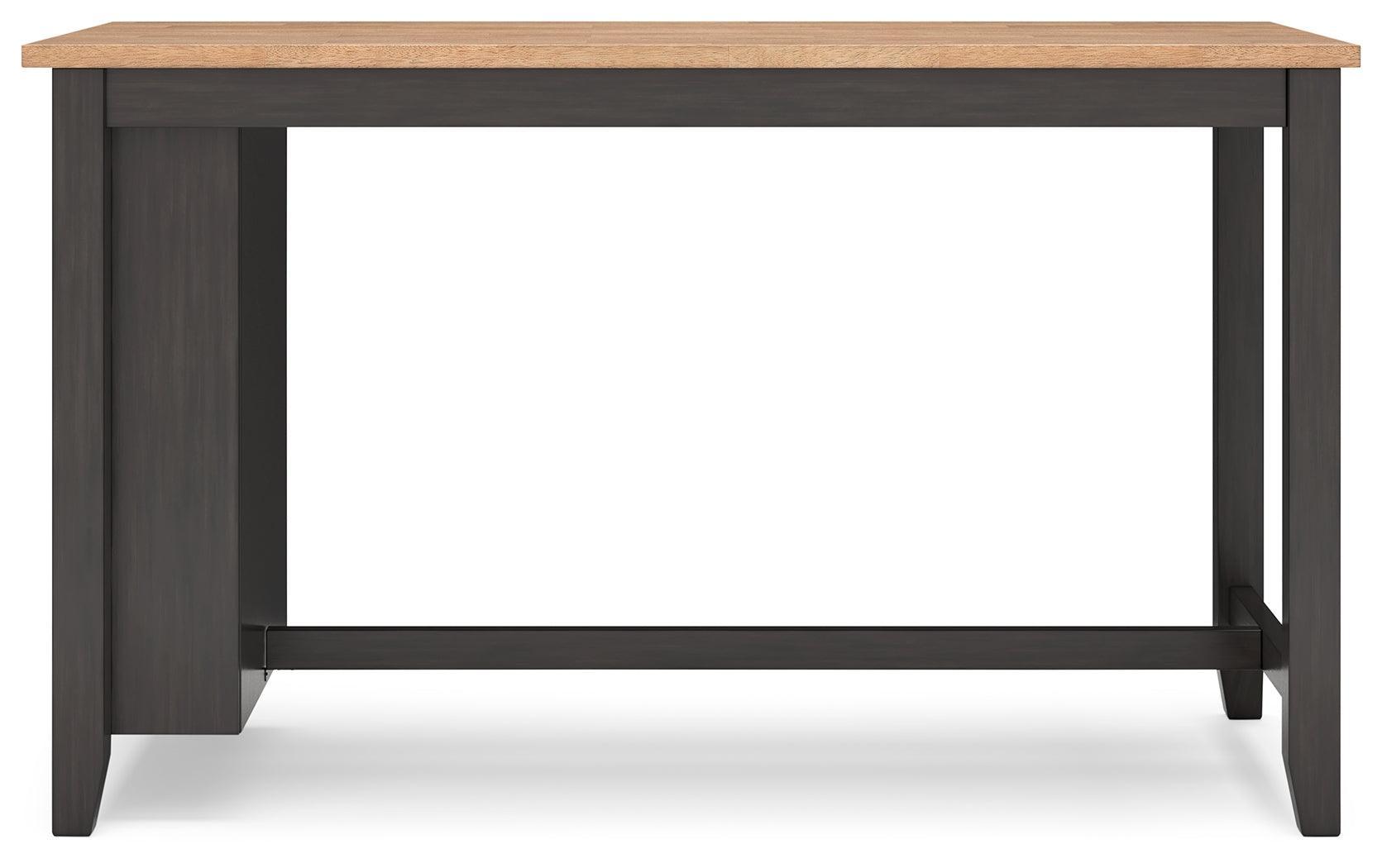 Gesthaven Natural/Brown Counter Height Dining Table - Ella Furniture