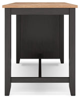 Gesthaven Natural/Brown Counter Height Dining Table - Ella Furniture
