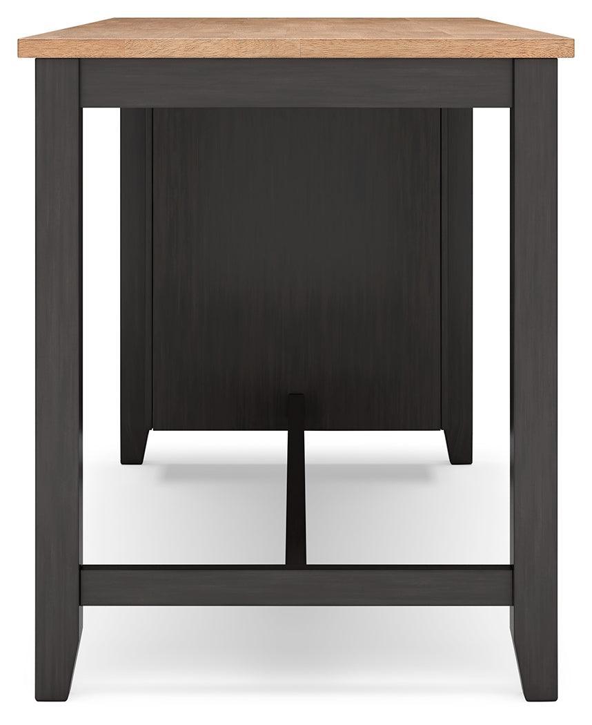 Gesthaven Natural/Brown Counter Height Dining Table - Ella Furniture