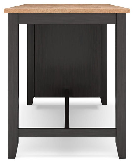 Gesthaven Natural/Brown Counter Height Dining Table - Ella Furniture