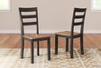 Gesthaven Natural/Brown Dining Chair - Ella Furniture