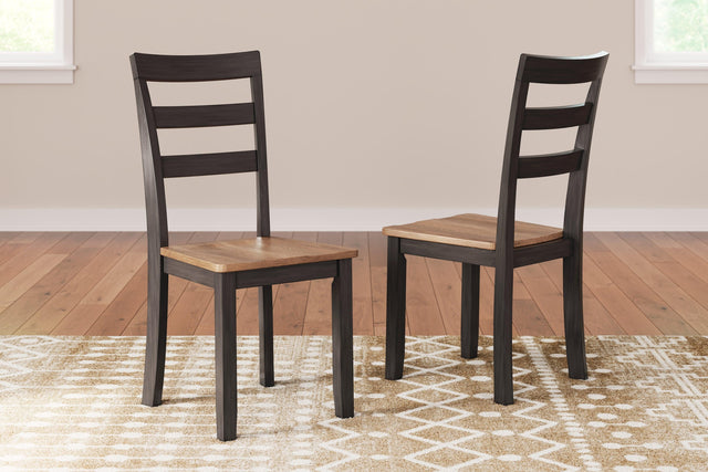 Gesthaven Natural/Brown Dining Chair - Ella Furniture