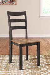 Gesthaven Natural/Brown Dining Chair - Ella Furniture