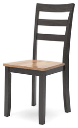 Gesthaven Natural/Brown Dining Chair - Ella Furniture