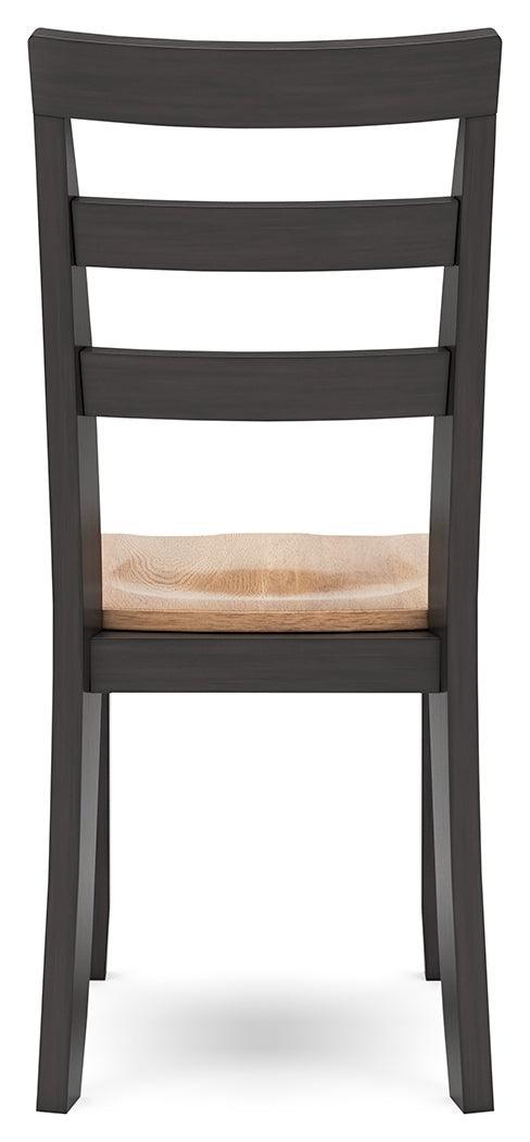 Gesthaven Natural/Brown Dining Chair - Ella Furniture