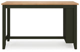 Gesthaven Natural/Green Counter Height Dining Table - Ella Furniture
