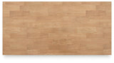 Gesthaven Natural/Green Counter Height Dining Table - Ella Furniture