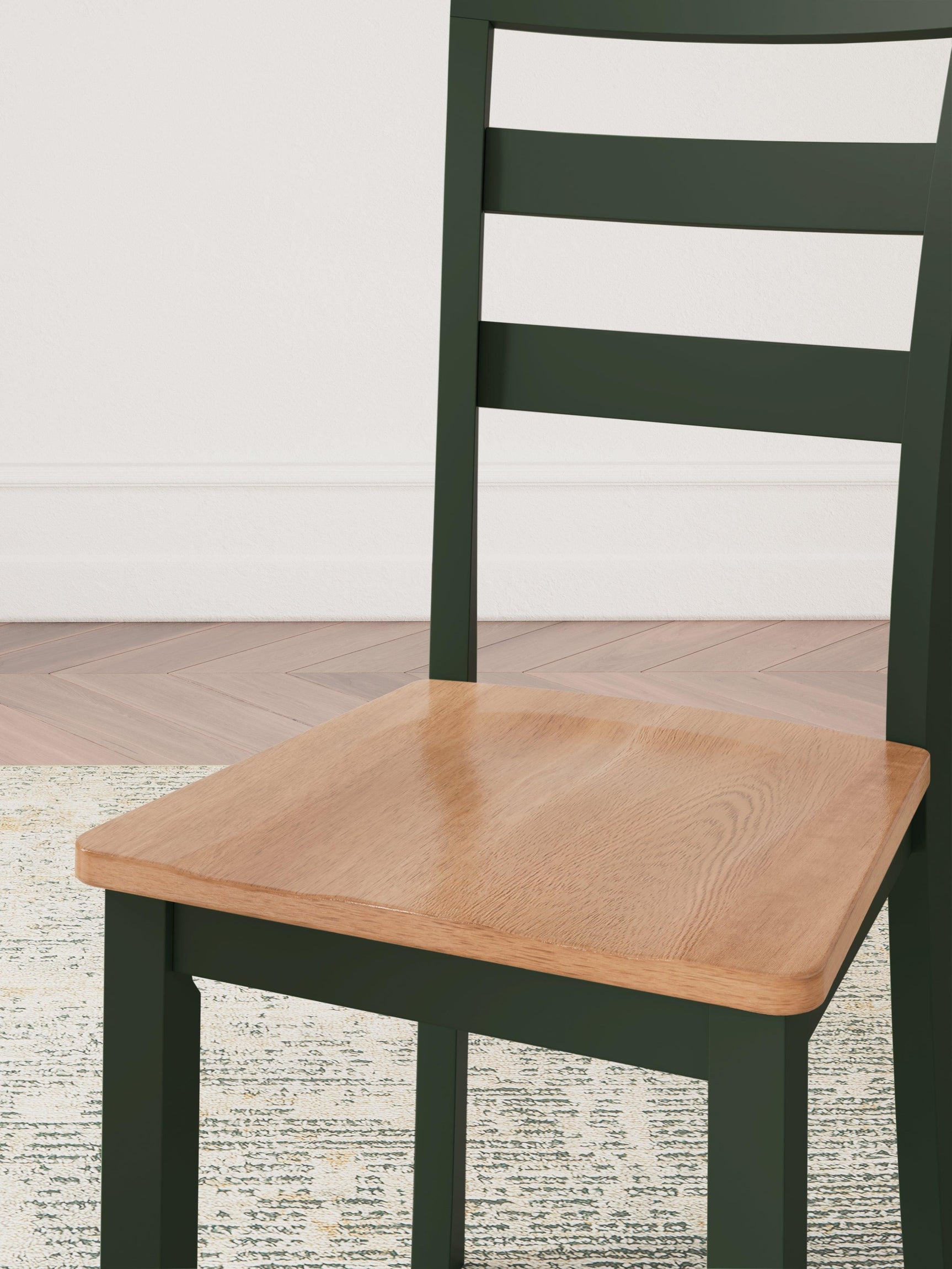 Gesthaven Natural/Green Dining Chair - Ella Furniture