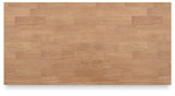 Gesthaven Natural/White Counter Height Dining Table - Ella Furniture