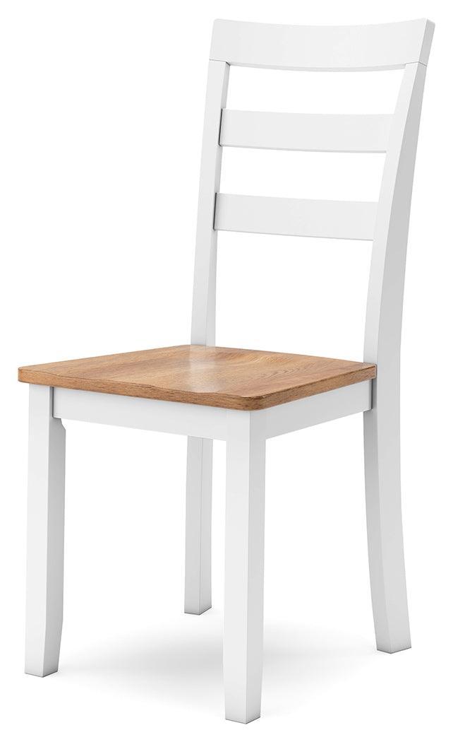 Gesthaven Natural/White Dining Chair - Ella Furniture