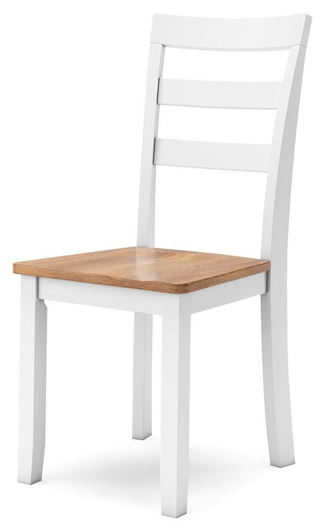 Gesthaven Natural/White Dining Chair - Ella Furniture