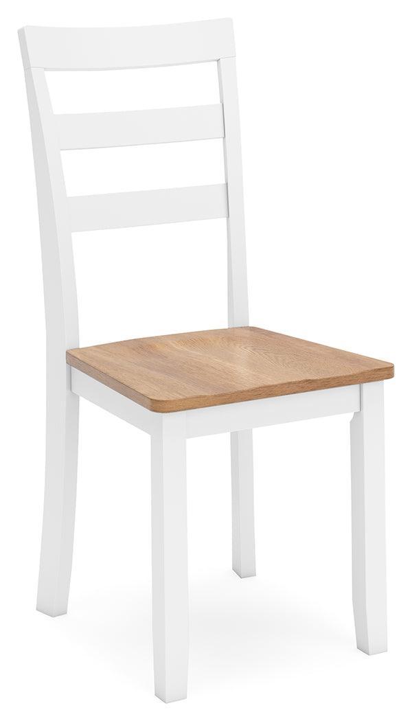 Gesthaven Natural/White Dining Table with 4 Chairs and Bench (Set of 6) - Ella Furniture
