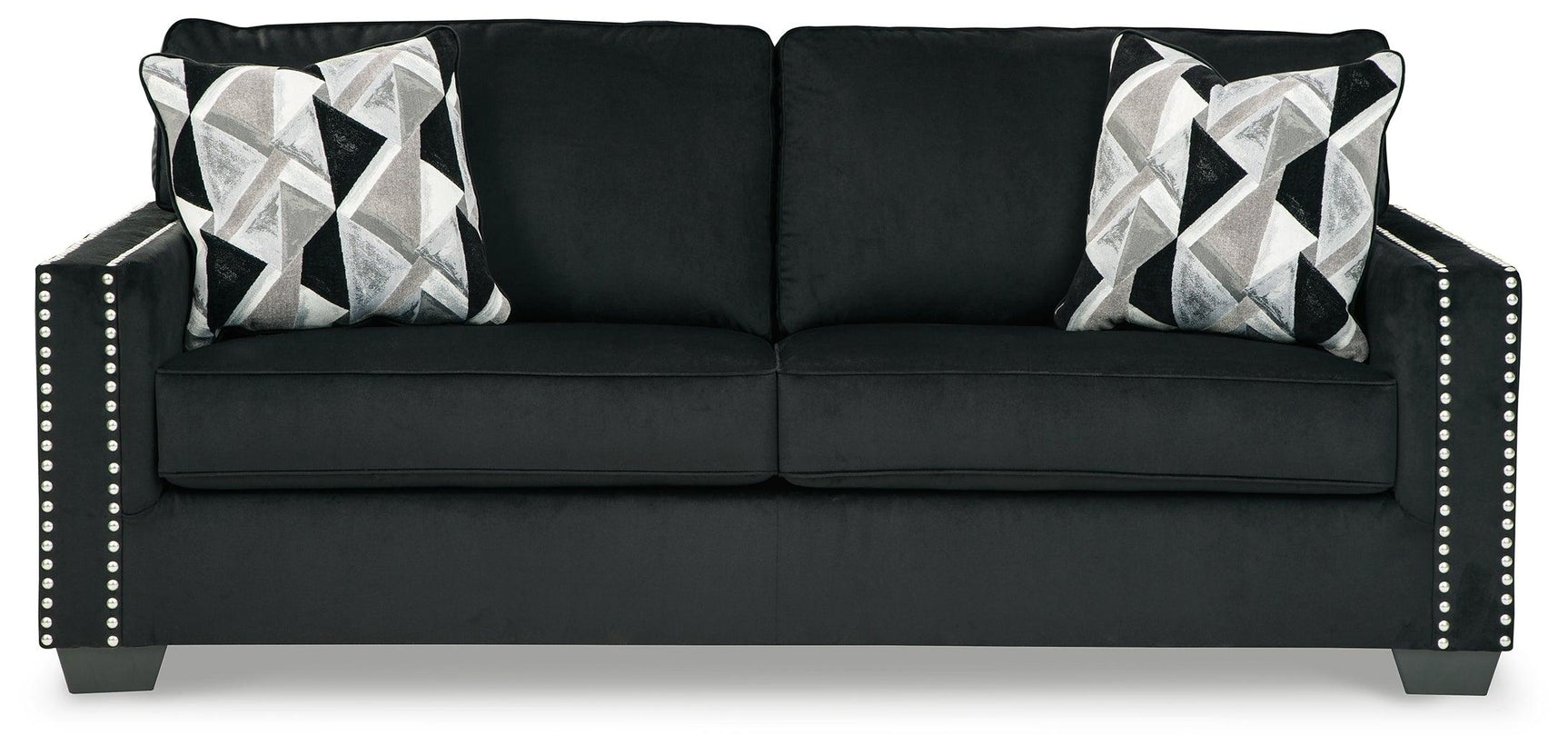 Gleston Onyx Sofa, Loveseat, Chair And Ottoman - Ella Furniture